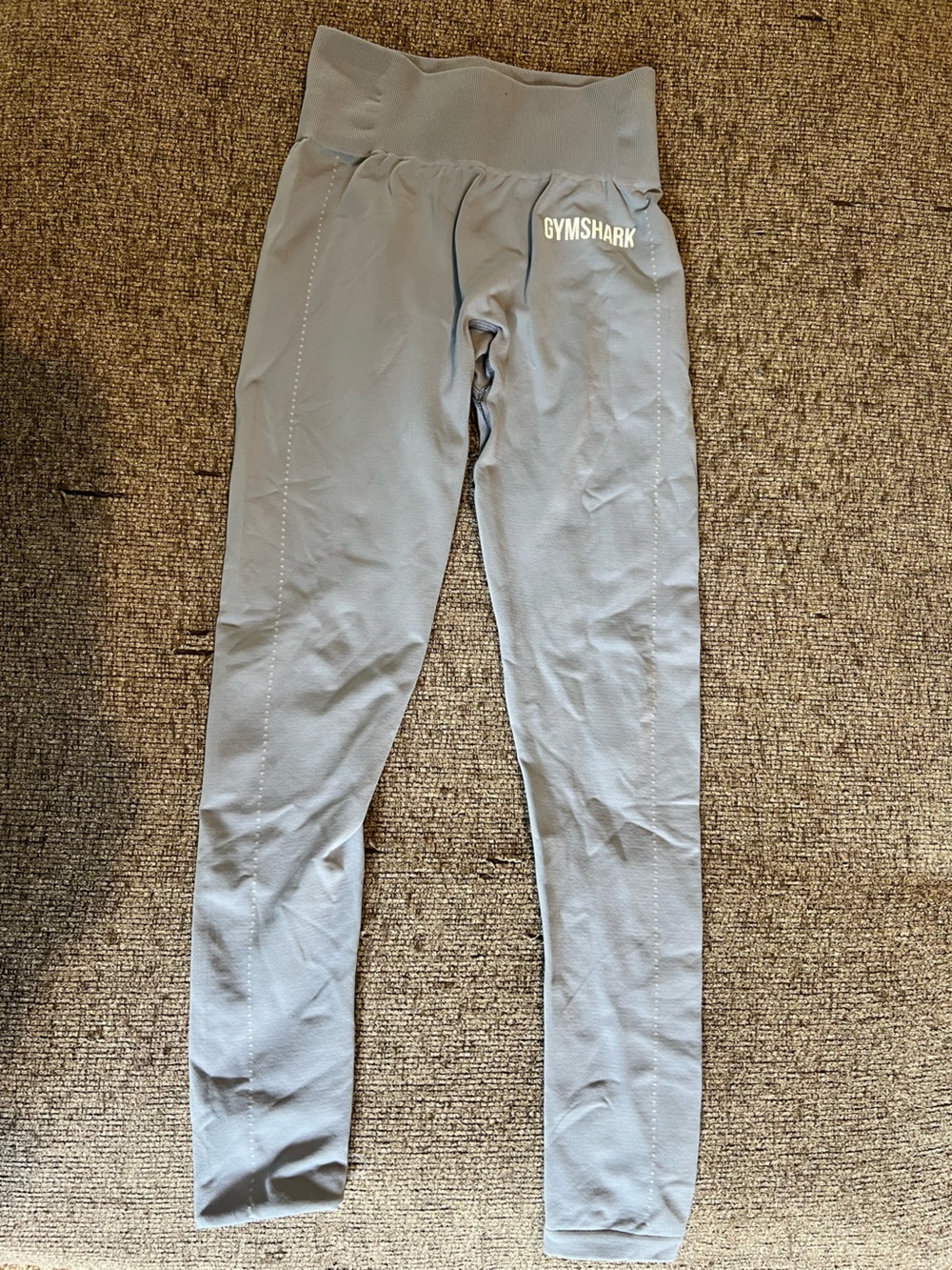 Gymshark Light Gray High-Waist Leggings